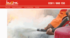 Desktop Screenshot of brandschutz-rostock.de